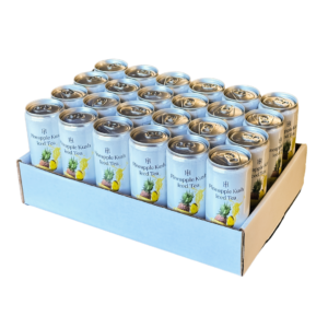 Pineapple Kush Iced Tea 24 Pack - Refreshing CBD + THC Infused Drinks by The Specialty Club